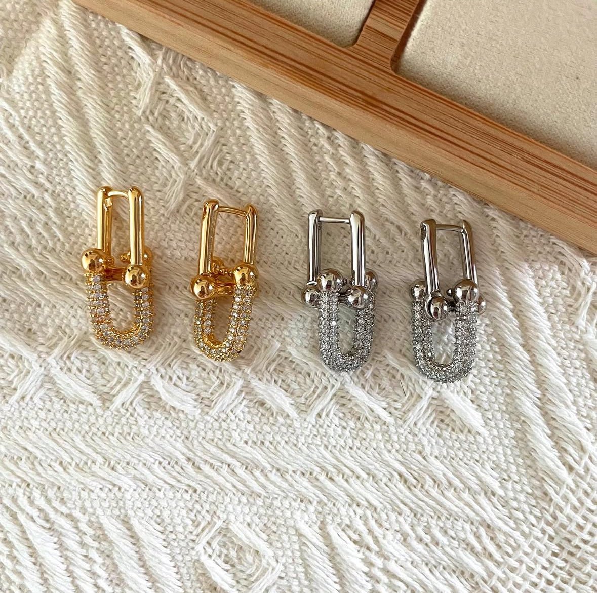 Nilo Earrings Gold Plated - COLEZZA