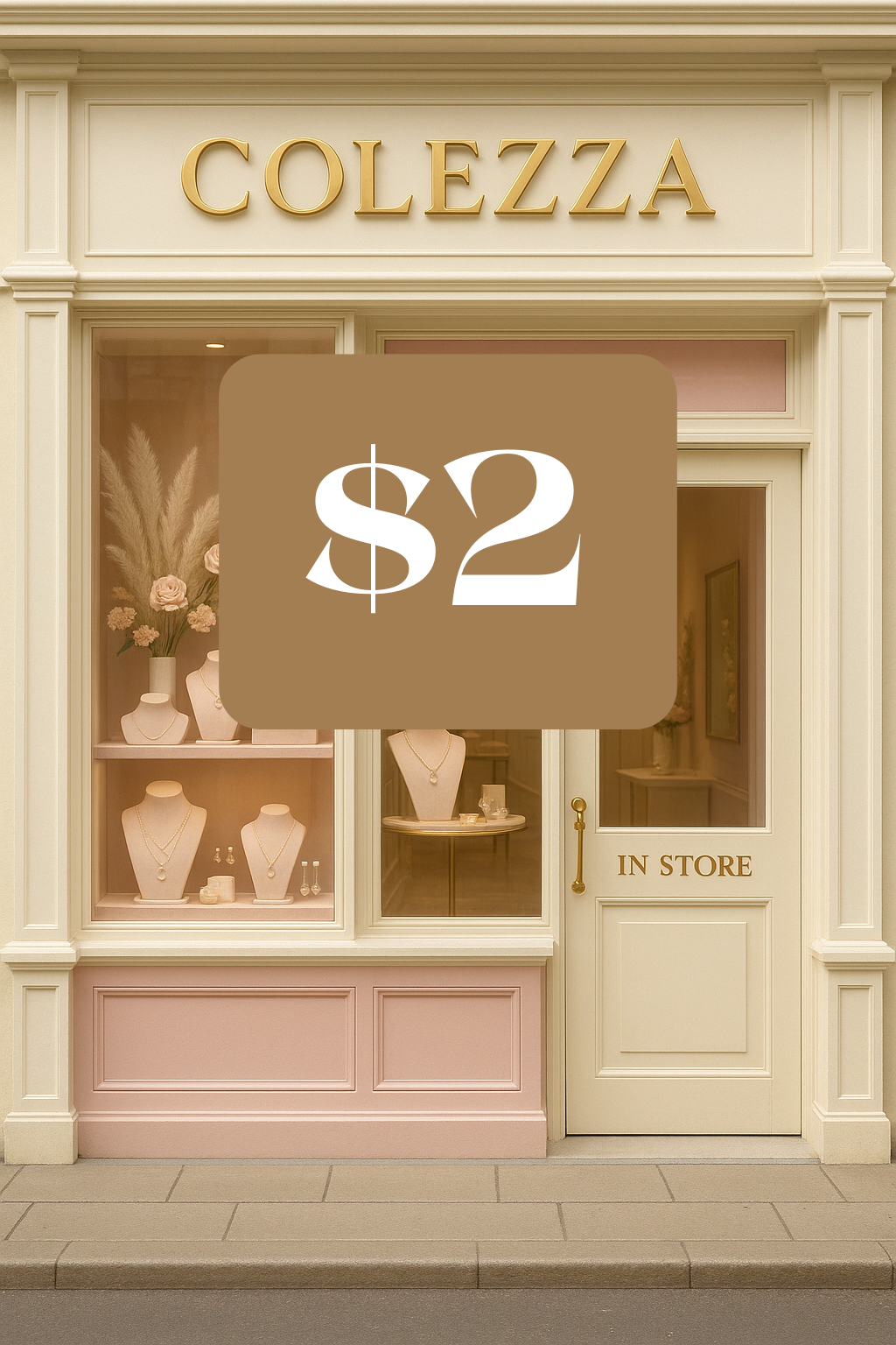 In-Store $2 (pulseras plásticas)